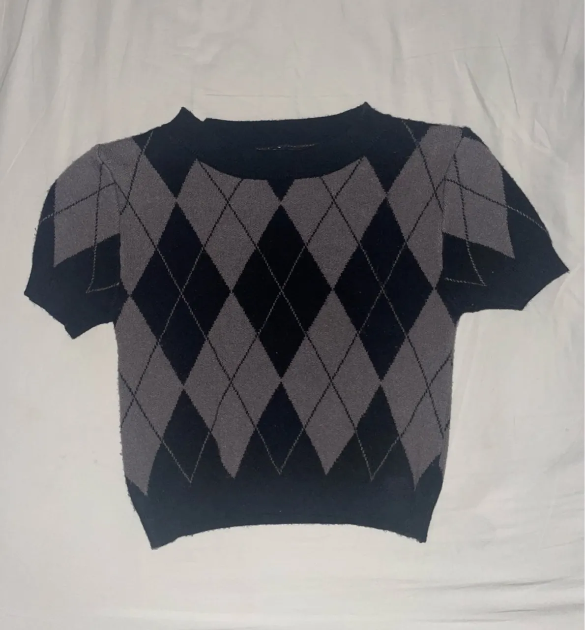 blusa tricot argyle tamanho p