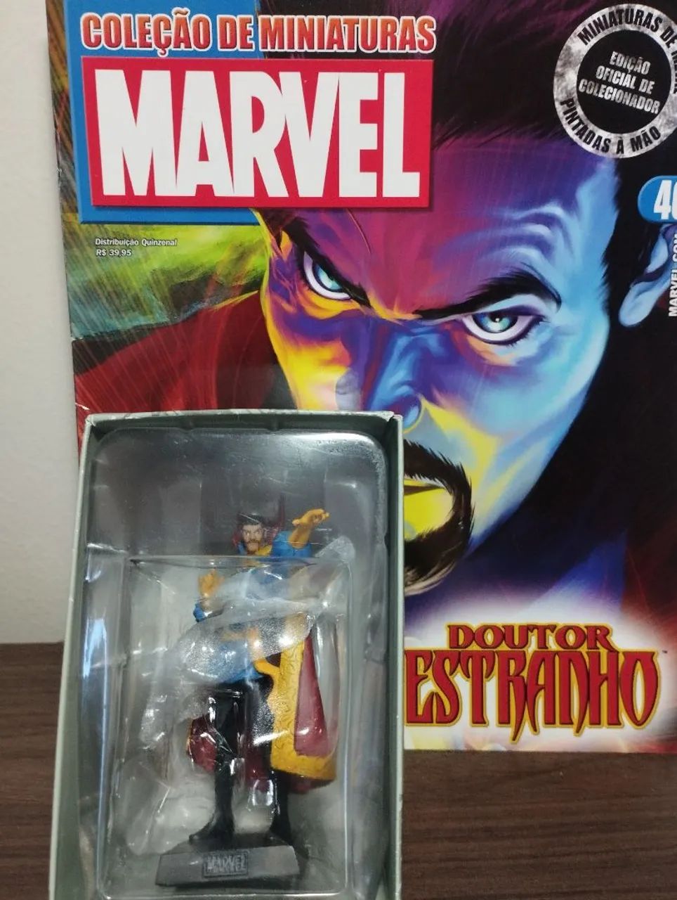 Miniatura Doutor Estranho Coleção Marvel N40 Eaglemoss 