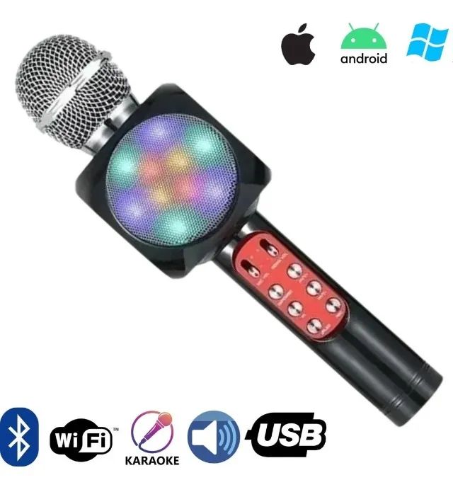 Microfone Sem Fio Bluetooth Karaoke Top