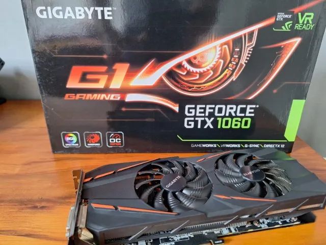 Gtx 1060 6gb Gigabyte Rgb GeForce GTX 1060 6GB G1 Gaming Placas De