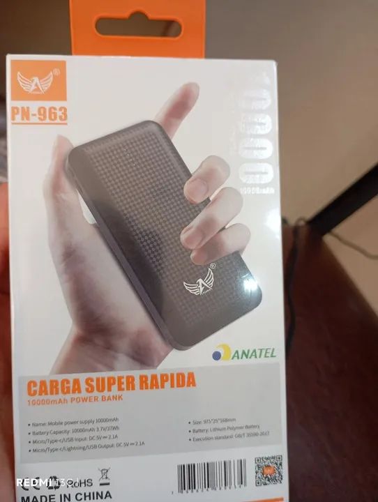 Power Bank 10000 mAh - Carga rápida - Foto 2