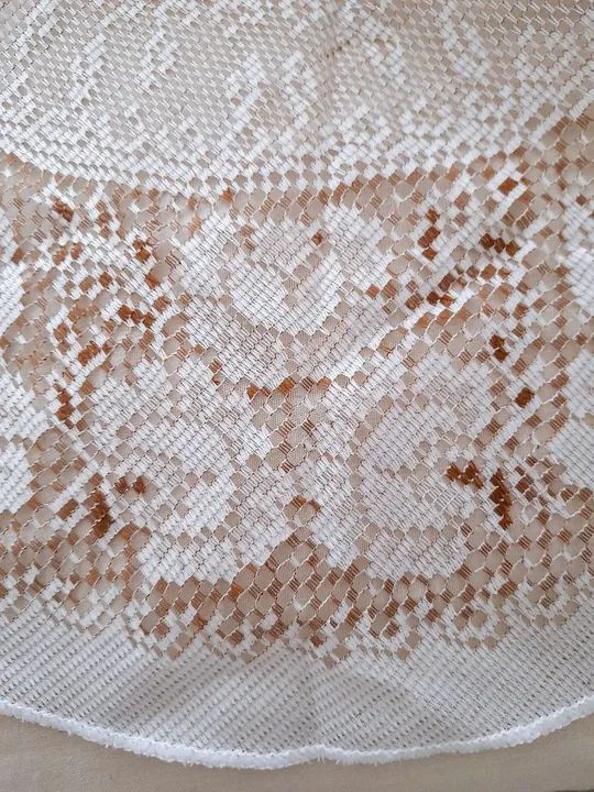 Nova! Toalha Mesa de Renda - Redonda - 80cm - Foto 5