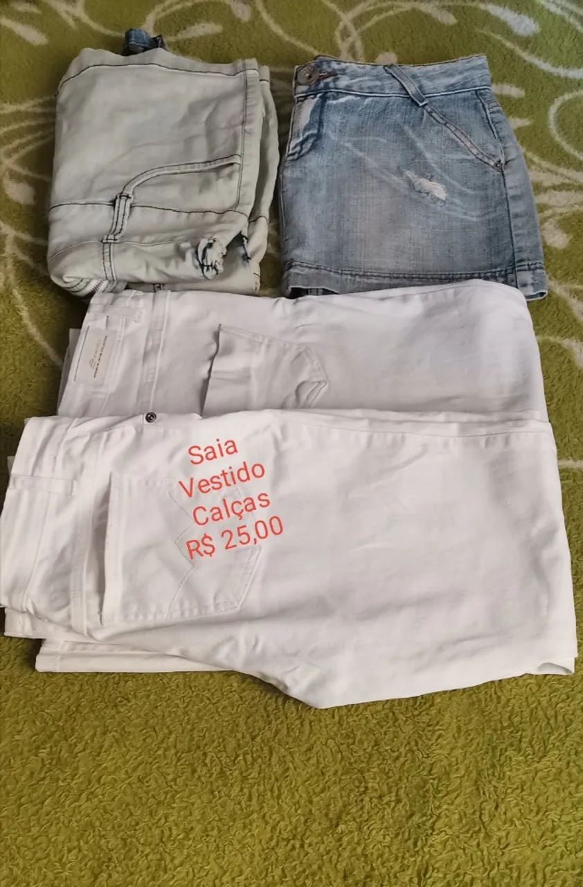Lote Saia Vestido Calças Bazar Ref. 11