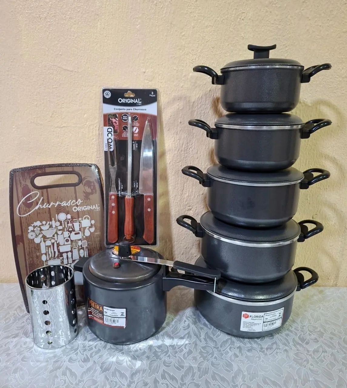 Kit de panelas completo 300<br>?kit de Panelas Completo 300<br>?kit de Panelas Completo - Foto 3