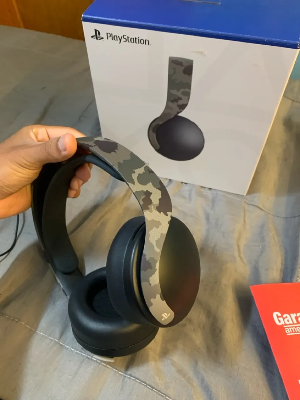 Headset Playstation Sem Fio Camuflado