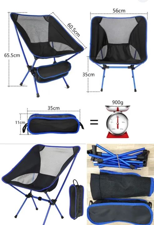 Cadeira dobrável camping. NOVA - Foto 2