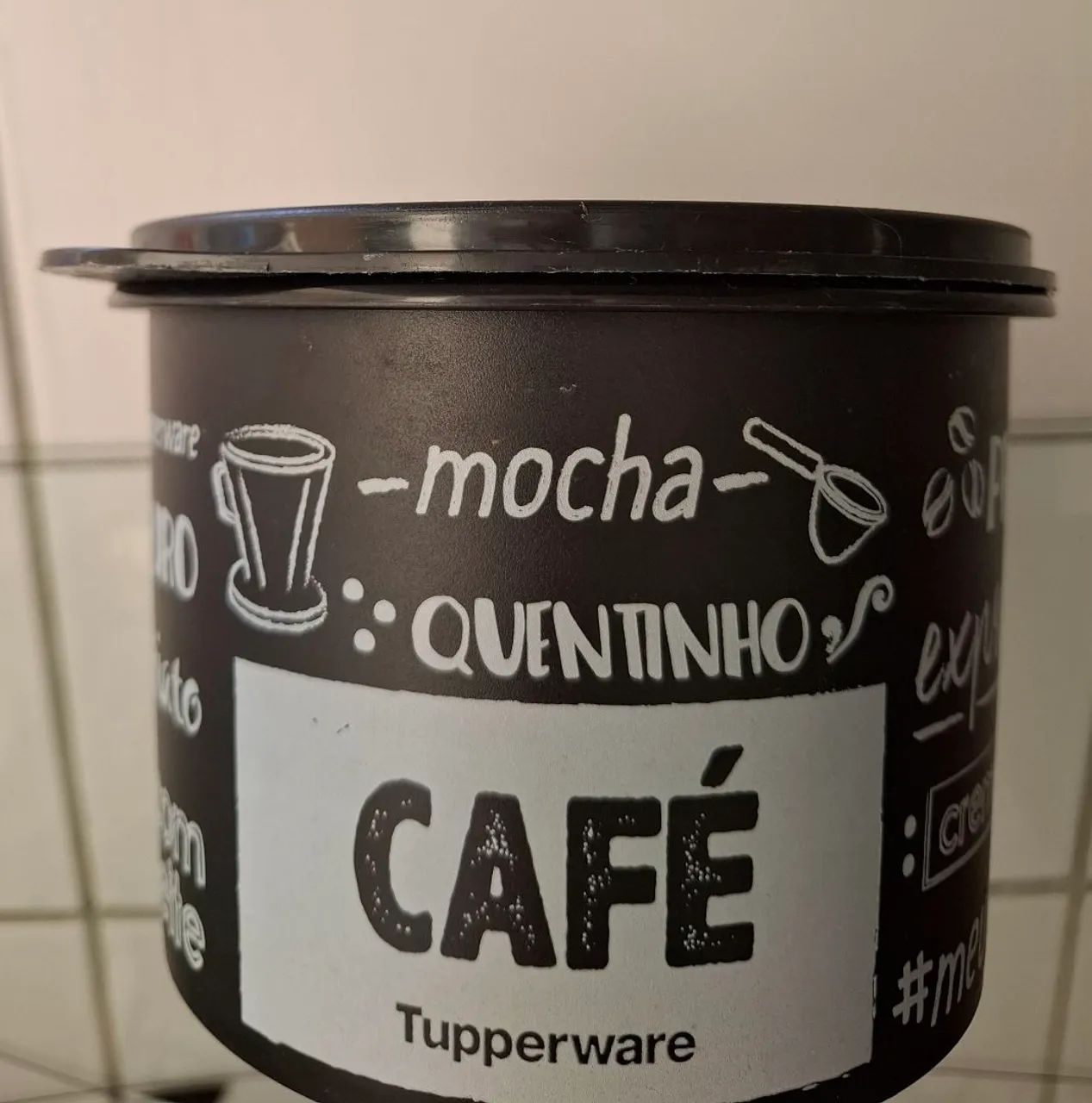 Porta Café Tupperware linha P&B