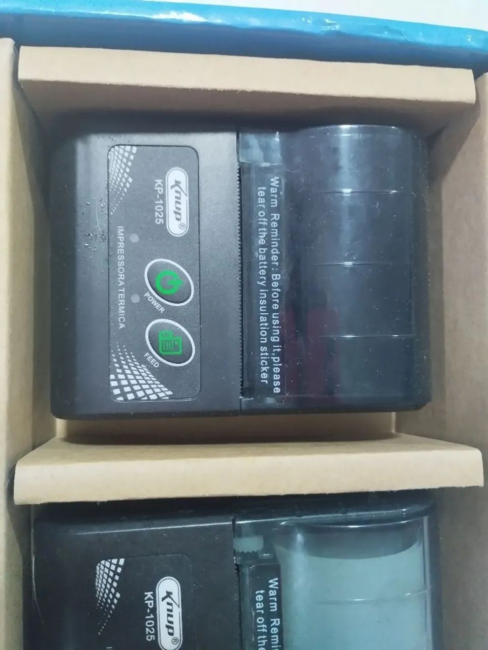 Impressora portátil térmica Knup KP-1025 - Leia a descrição  - Foto 3