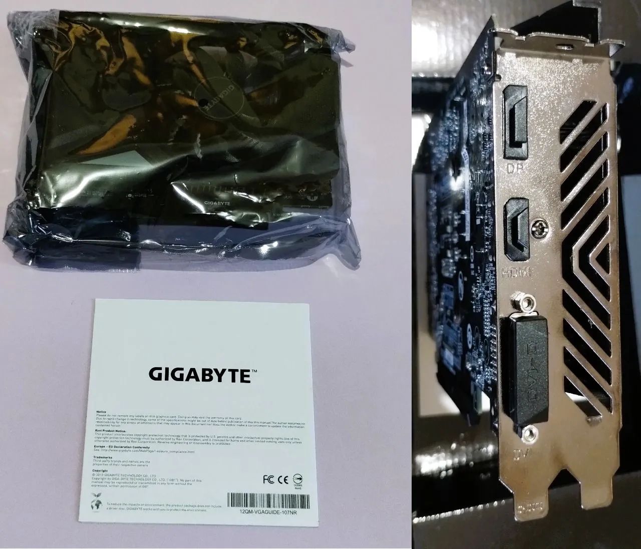 Placa de Vídeo Gigabyte GeForce GTX 1650 OC 4G( Original e na caixa )  - Foto 5