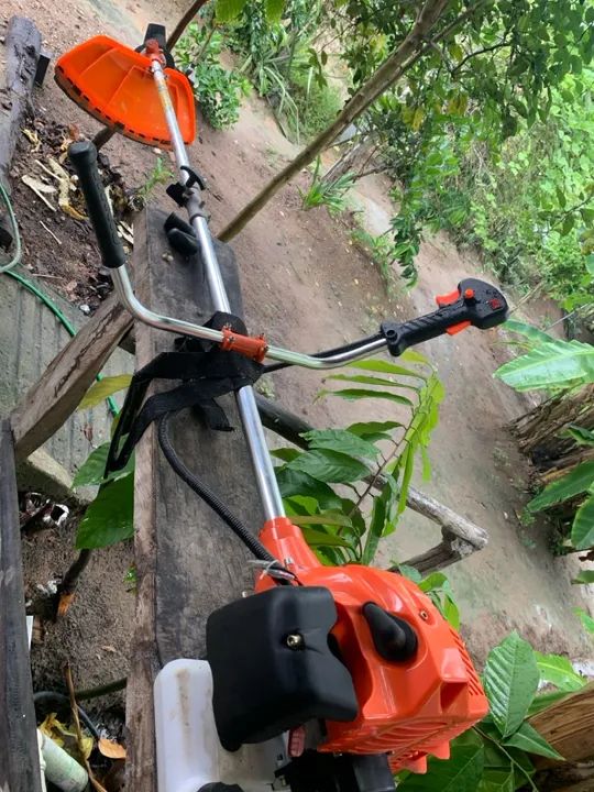 Roçadeira à Gasolina 3hp 65cc Nakasaki 650pro - Foto 3
