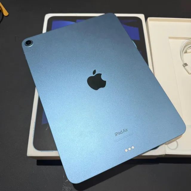 IPad Air M1 256GB Azul + Apple Pencil! Oportunidade! Impecavel