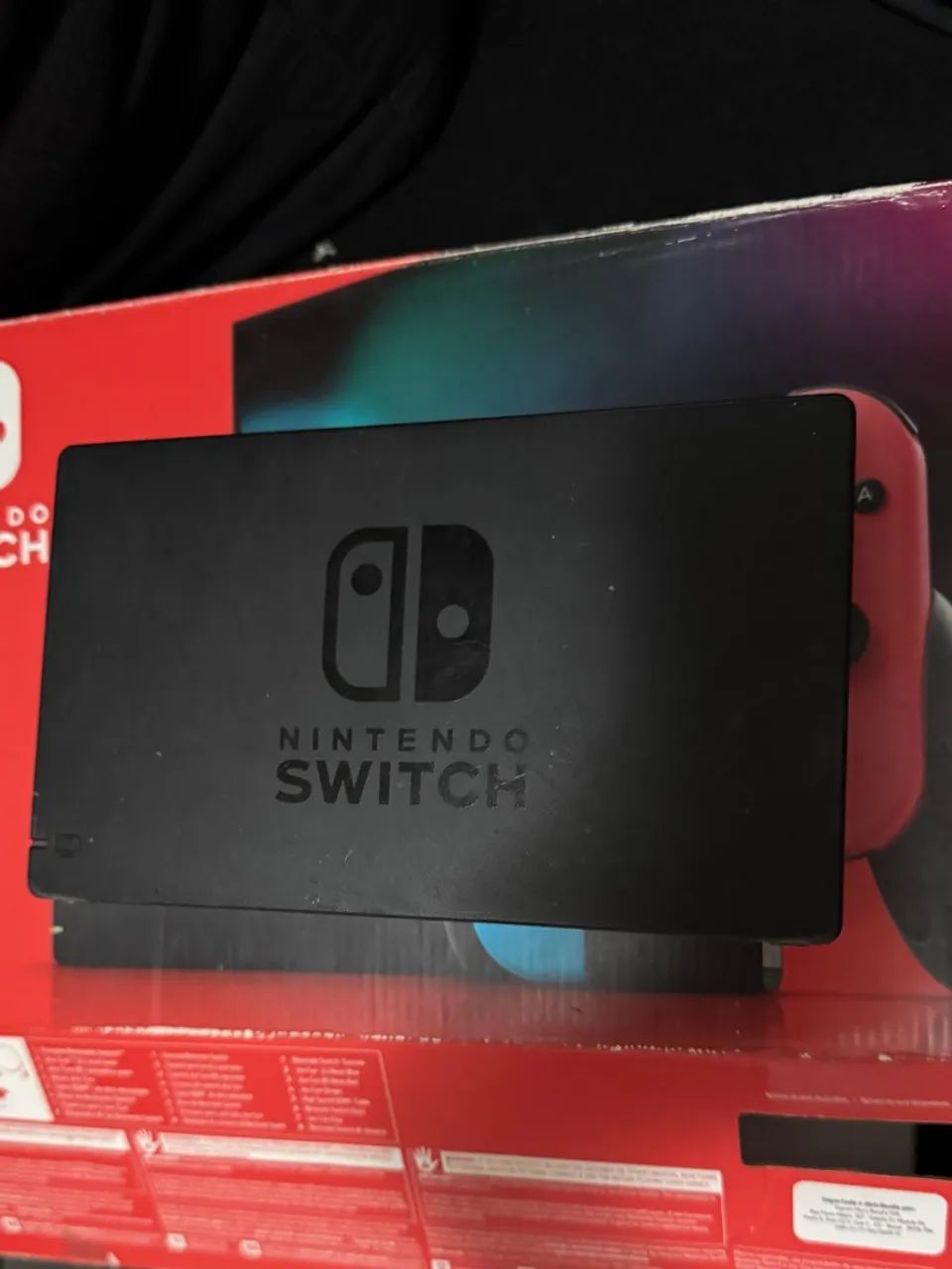 Console Nintendo Switch V2 32gb Deluxe Cor Vermelho/Azul/Preto - Foto 4
