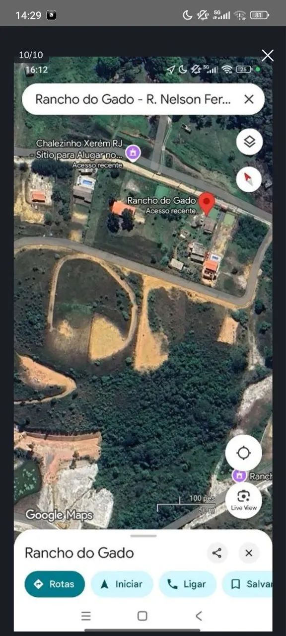Terreno 4.000 M2 em Xerém aceito veiculo  - Foto 2