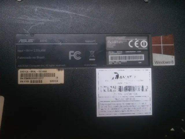 Carcaça Chassi Notebook Asus X451C (Entrega Grátis-LER ANÚNCIO) - Foto 5