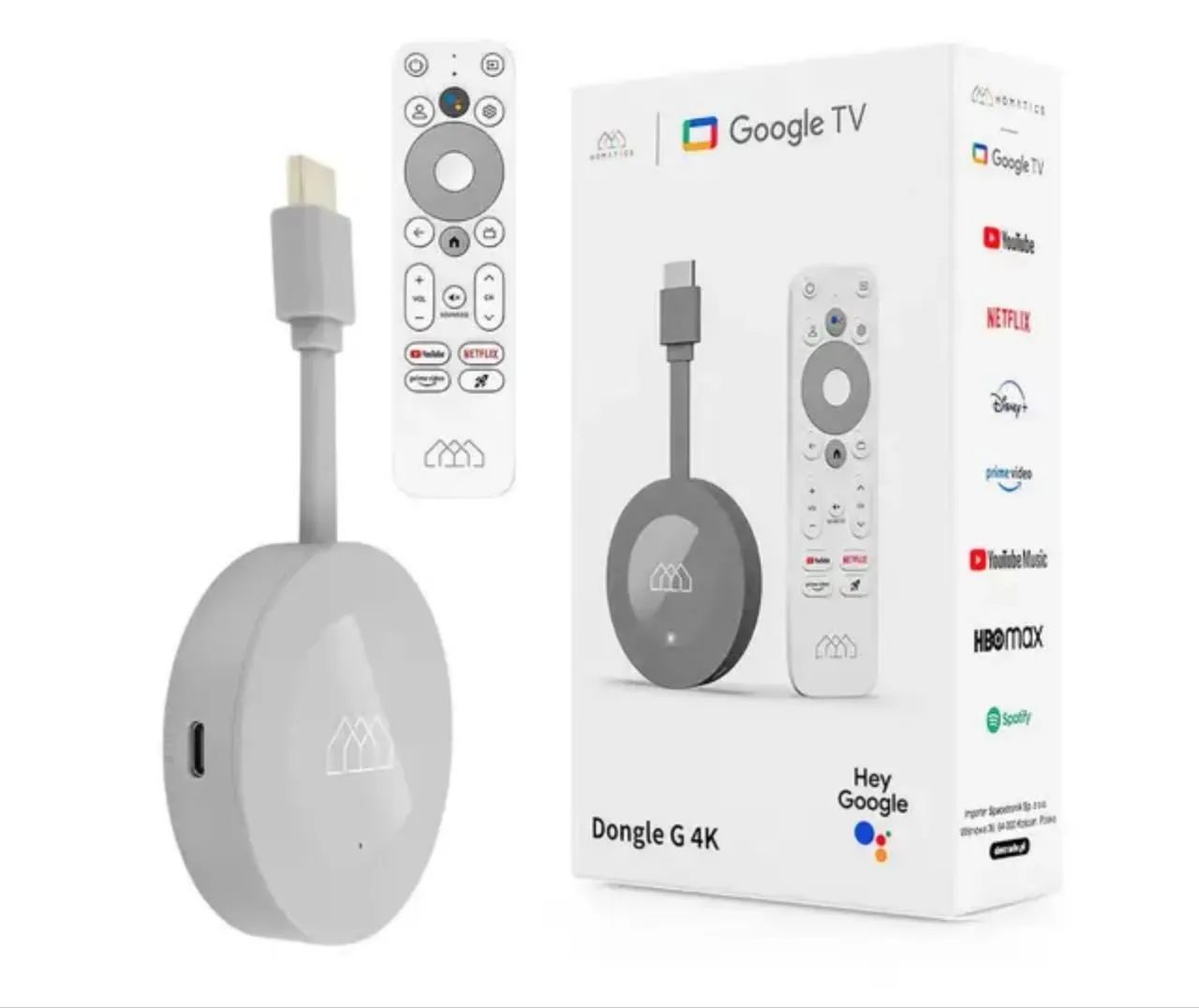 Homatics Chromecast Google TV integrado 4k 32gb