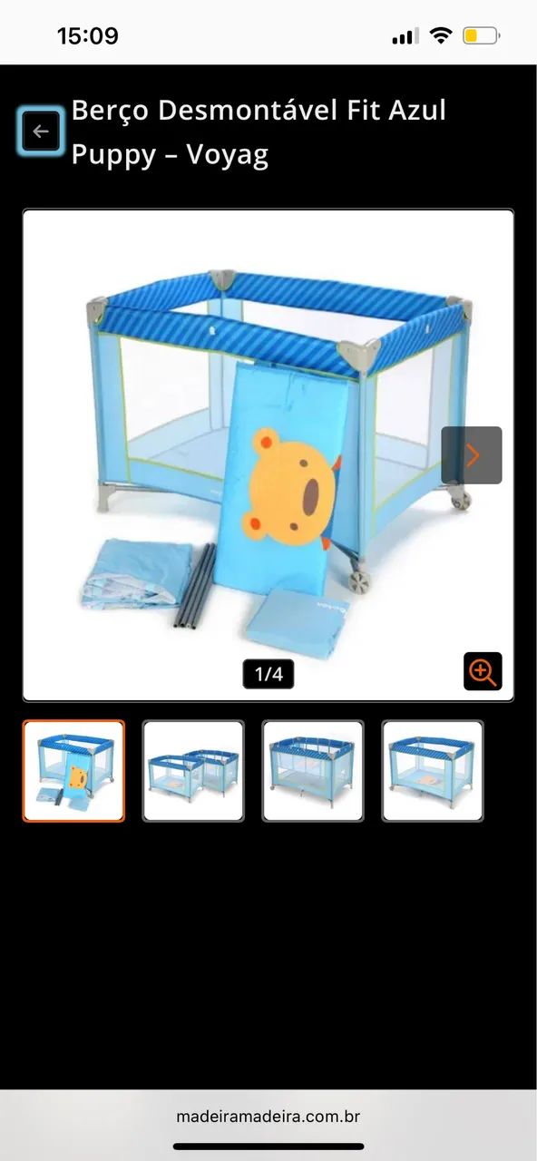 Berço Camping 