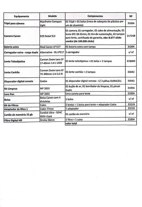 Câmera Canon Rebal EOS SL3 + 3 lentes e acessórios! OPORTUNIDADE!!! Menos de 10 mil Clicks - Foto 6