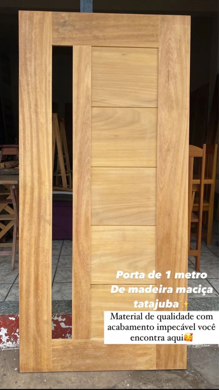 Portas de Madeira Maciça Sob Medida! - Foto 3