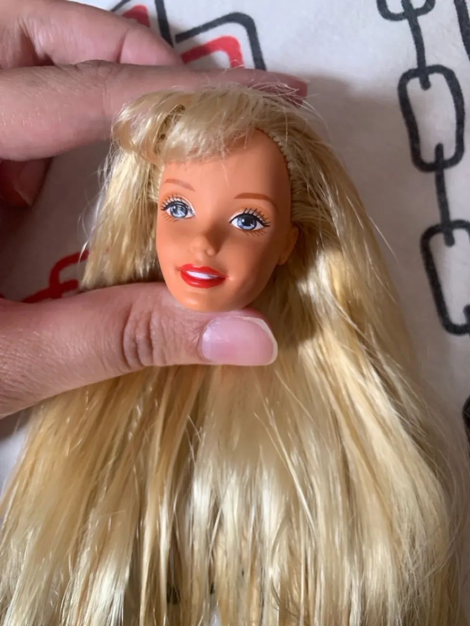 Cabeça de Boneca Barbie Play soccer 1998 - Foto 3