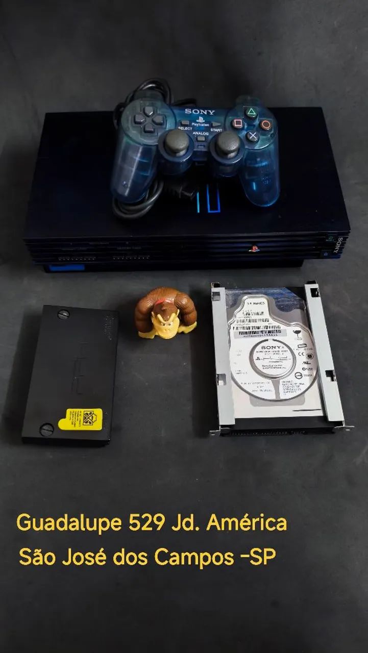 PS2 Midnigth Blue - Japonês - Bloqueado (Sem Caixa)
