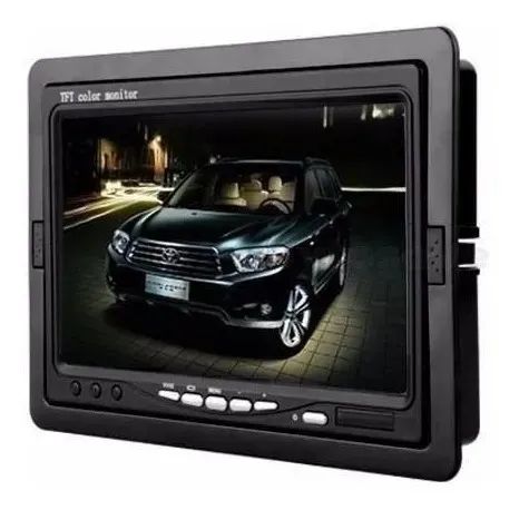 Tela Lcd 7 Polegadas Portátil Monitor Digital E73+fonte 12v - Foto 4