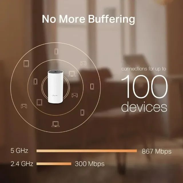 Roteador TP-Link Deco M4 AC1200 1200 Mbps 3 pcs - Foto 3