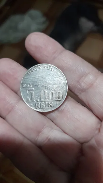 Moeda Brasileira de 5.000 Réis - e 400 Réis - ambas de 1938