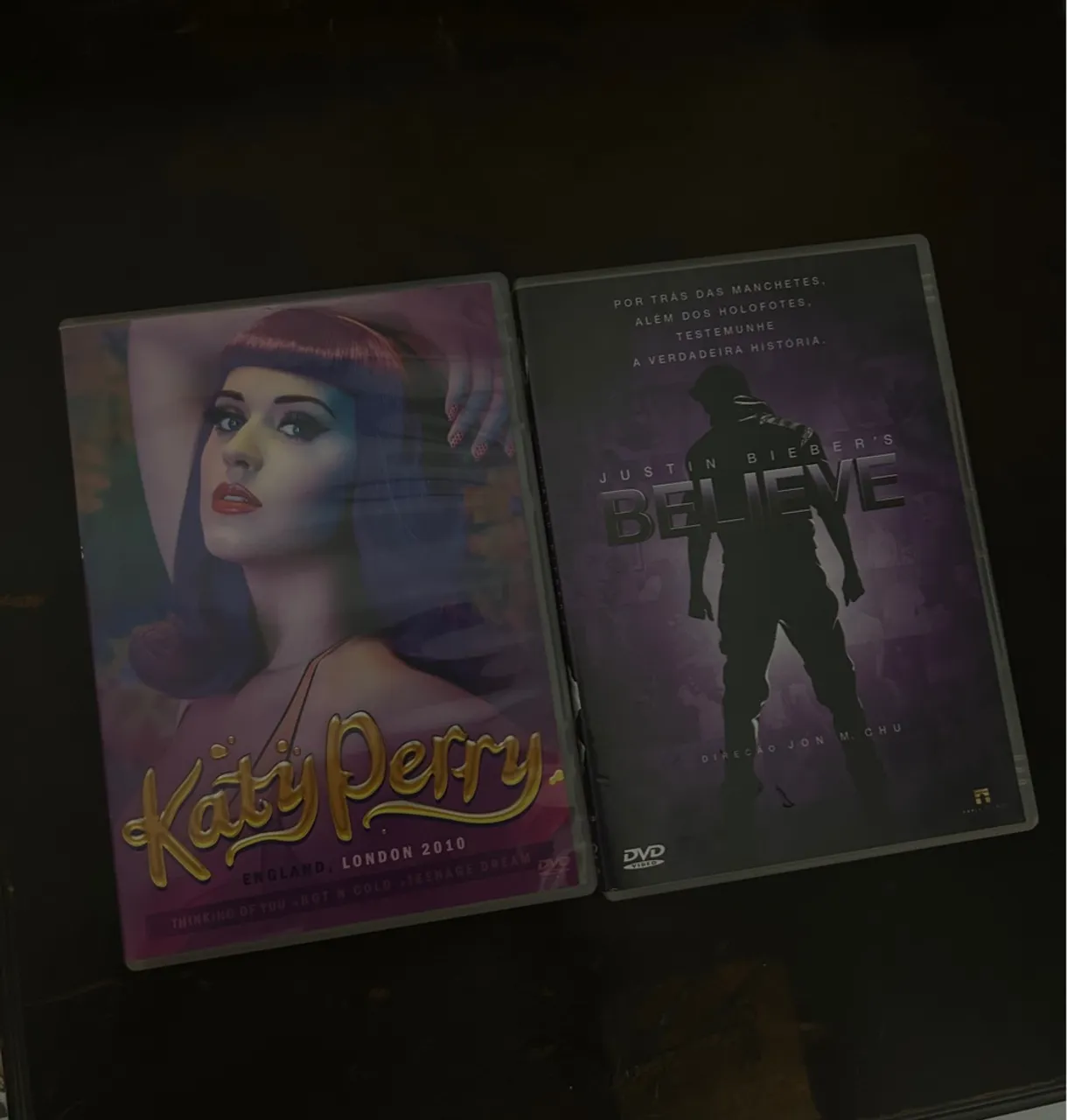 DVD Katy Perry e Justin Bieber Believe
