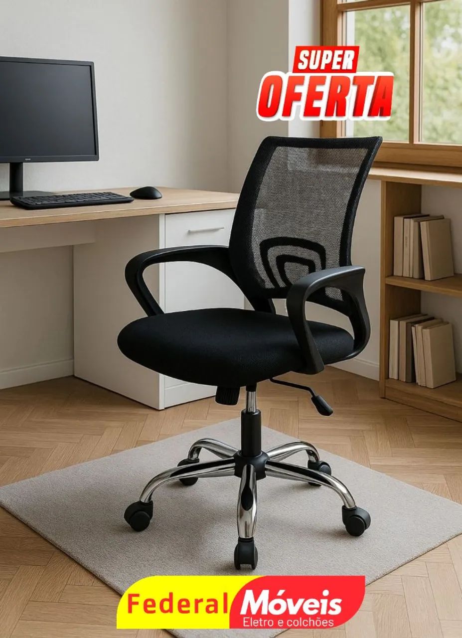 Cadeira Giratória Diretor - Qualidade e estilo para o dia a dia!