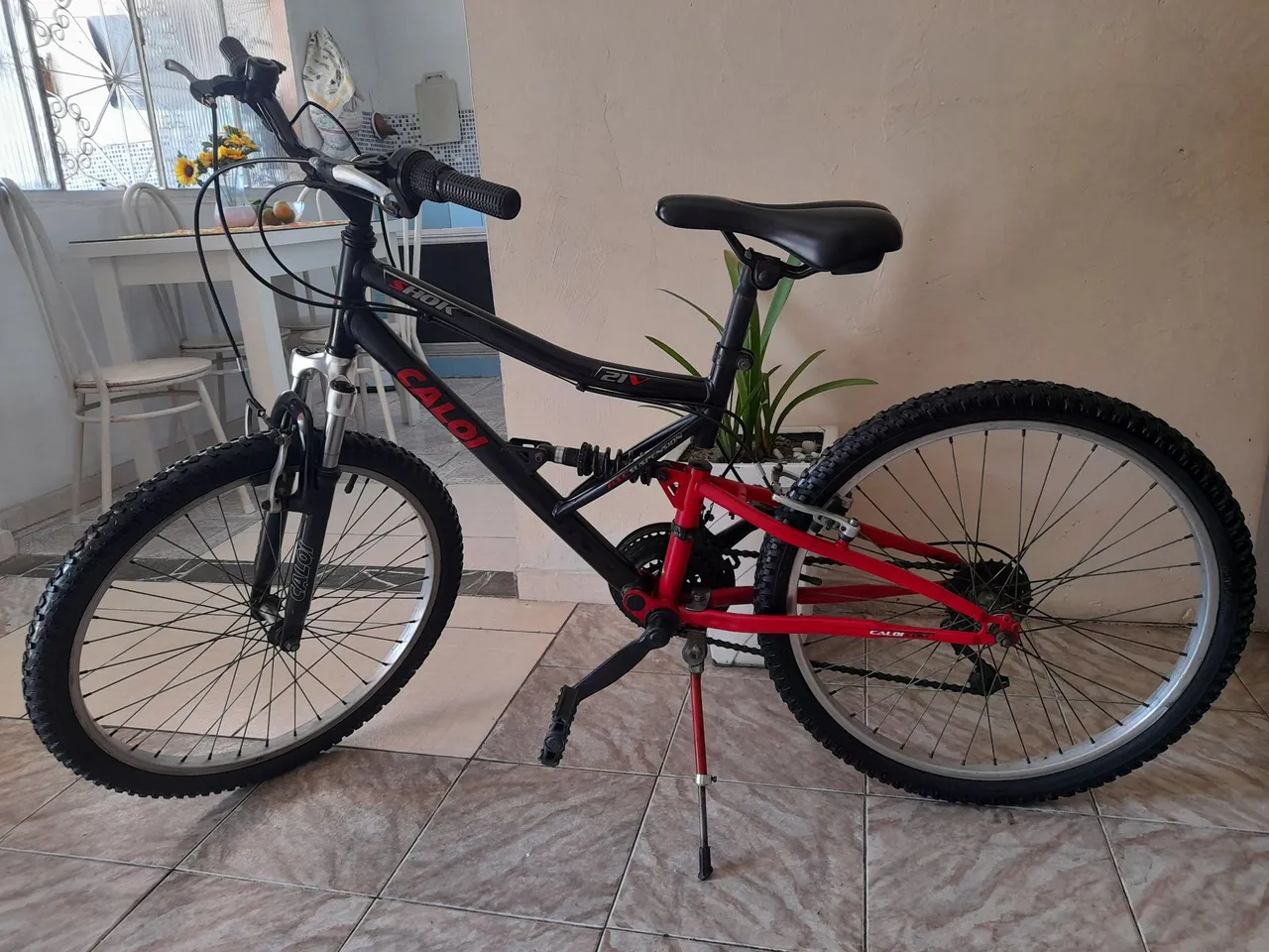 Bicicleta Aro 24 Caloi Shock 21 Marchas