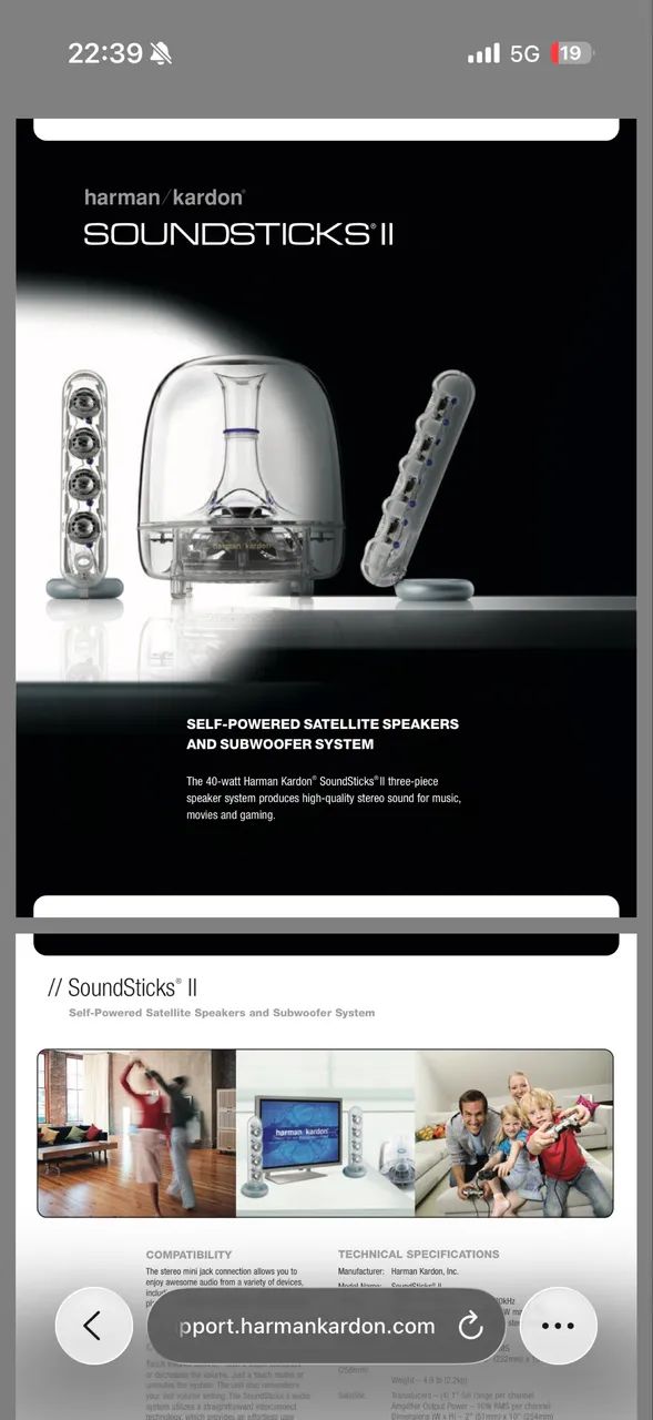アンプ harman/kardon saundsticks III アンプ harman/kardon saundsticks III Harman_Kardon_SOUNDSTICKS3AM_S