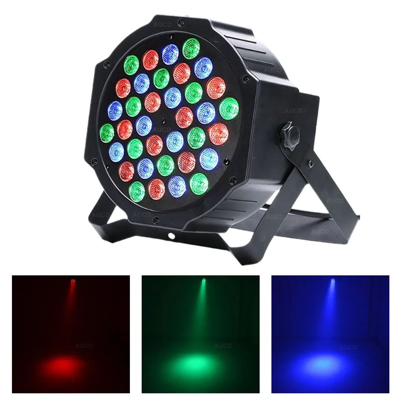 Canhão Par LED 36 RGBW para Iluminação Cênica mesa DMX