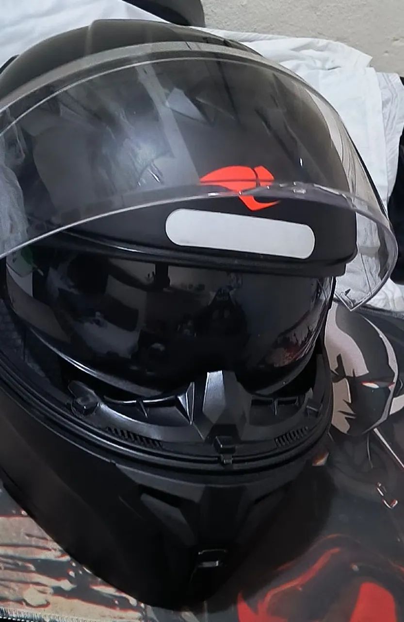 Capacete RACE TECH TM58 - PRETO. NOVINHO.