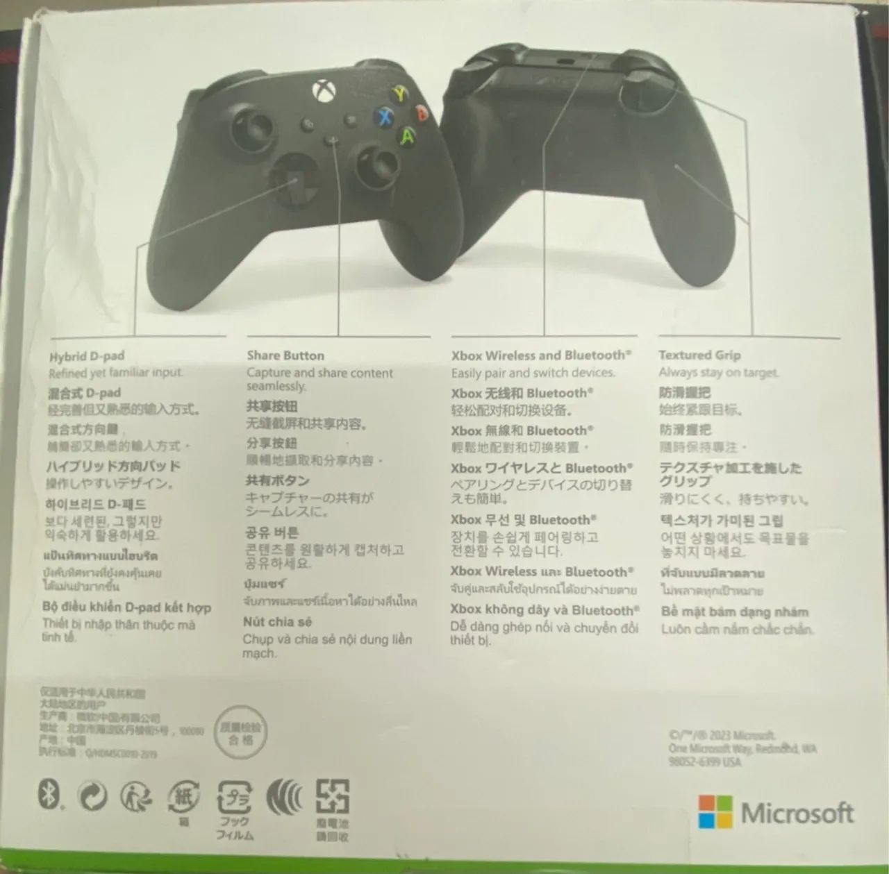 Controle Xbox Series X Carbon Black - Foto 2