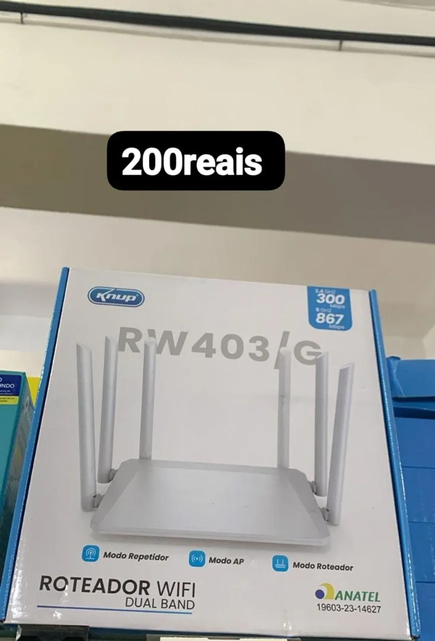 Roteador Wi-Fi Knup RW403/G Dual Band 300Mbps