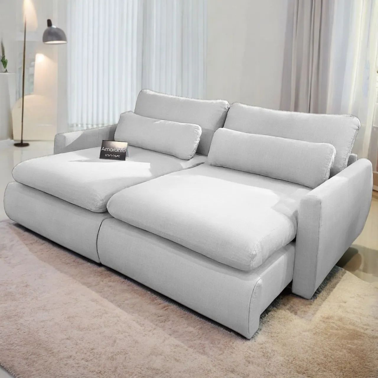 Sofá multifuncional com funções cama super confortável!!tti - Foto 2