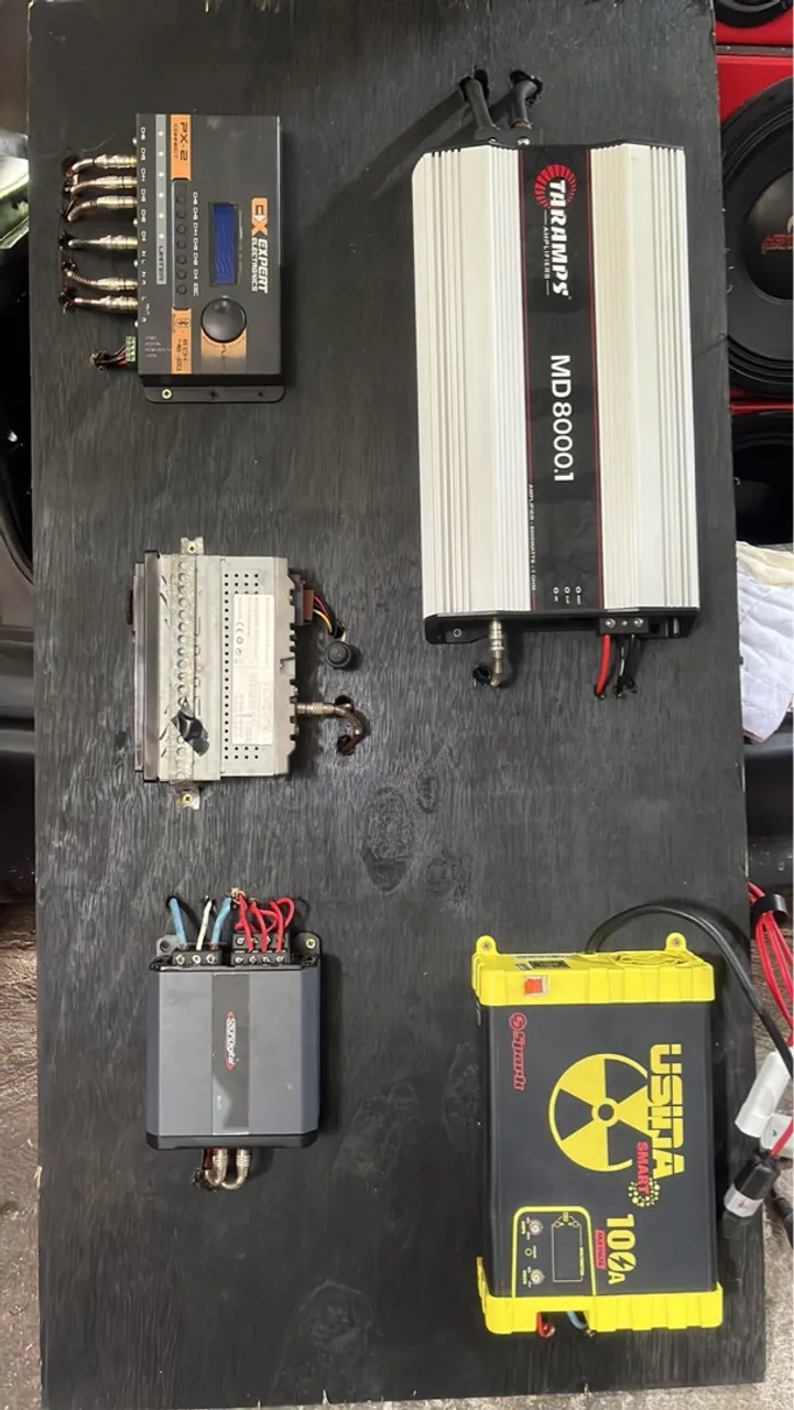 Som automotivo completo aceito troca