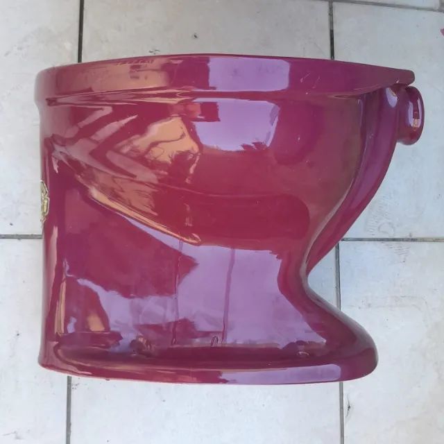 Conjunto Banheiro - Retro / Vintage - Vinho 