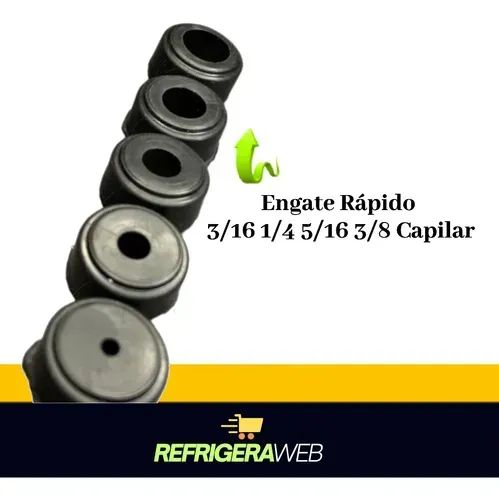 Reparo Engate Rápido 3/16 1/4 5/16 3/8 Capilar