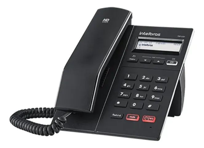  Telefone IP com fio modelo TIP 125i Intelbras com tela LCD - Foto 2