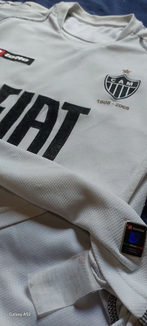 Camisa de Time Atlético Mineiro Lotto (tamanho 12 anos.) - Foto 4