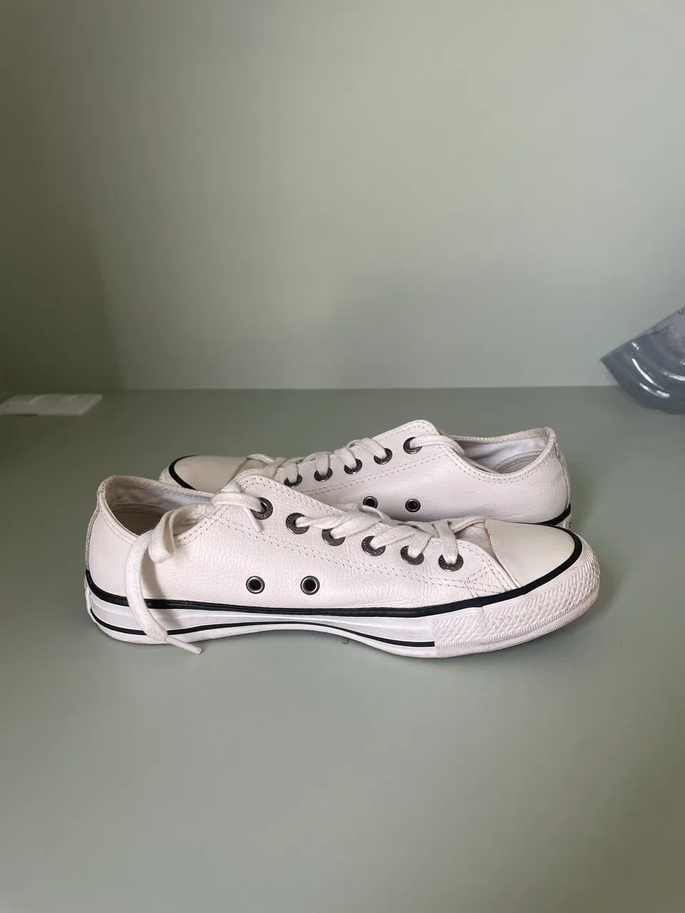 All Star Branco Couro Calçados Jardim das Nações, Taubaté