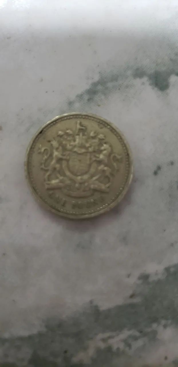 Moeda Antiga - One Pound