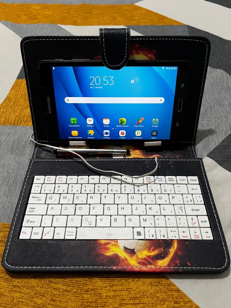 Tablet Samsung com Teclado
