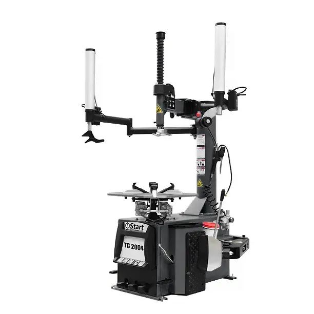 Desmontadora semi-automática para pneus high performance aro até 24" com braço auxiliar