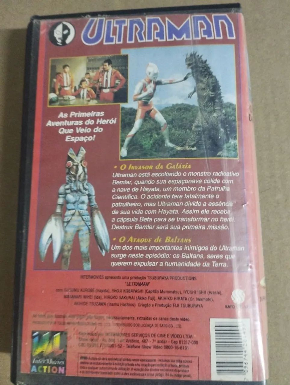 Fita VHS Ultraman - O Invasor da Galáxia - Foto 2
