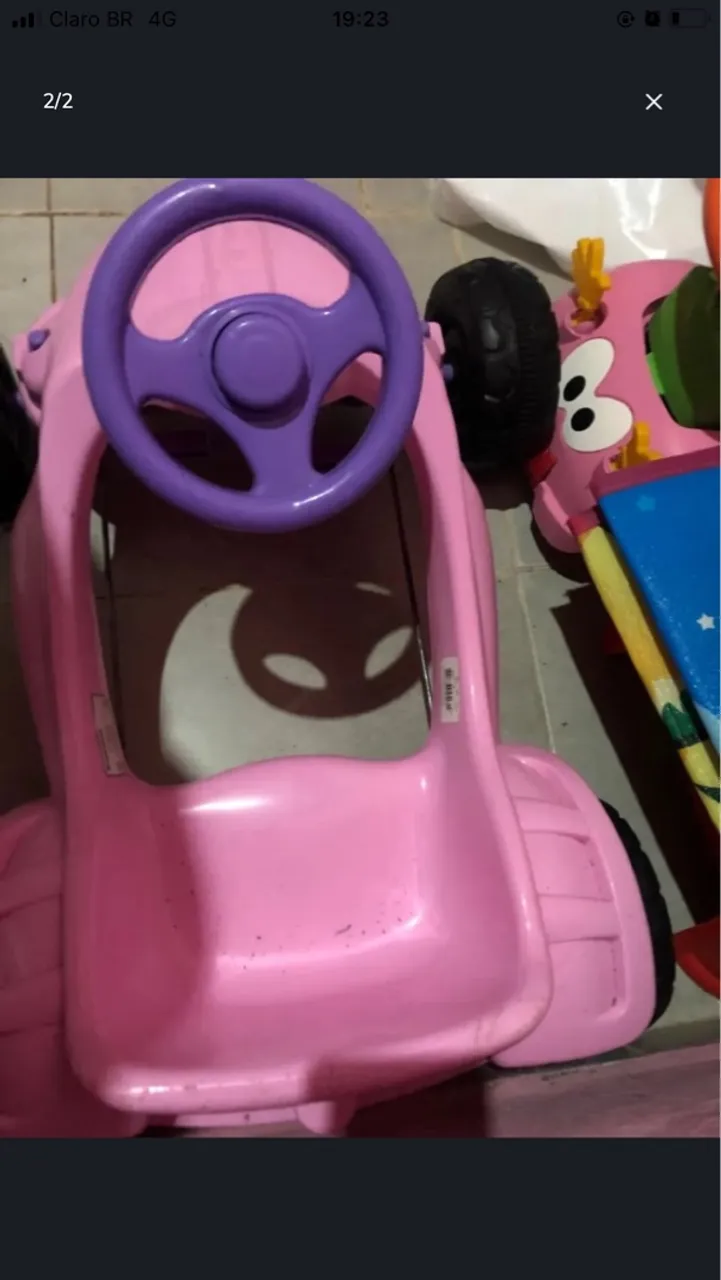 Carrinho Infantil Rosa