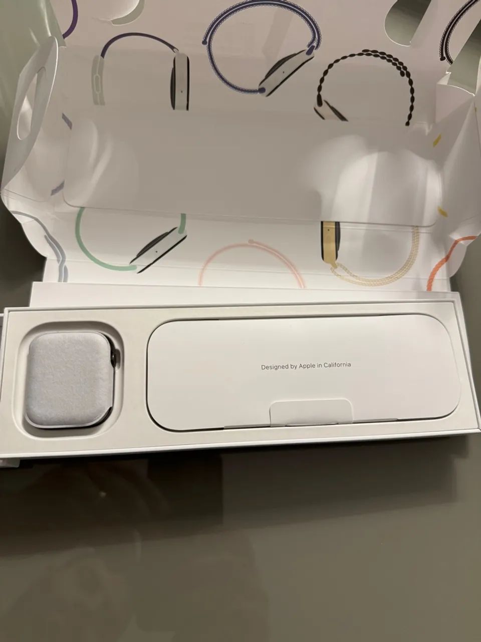 Apple Watch Series 9 Aço Inoxidável 45 mm + Celullar Pulseira Milanês- Grafite - Foto 5