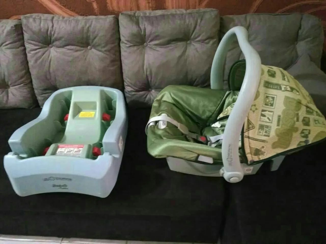 Bebê conforto com base. - Foto 2