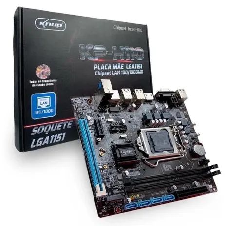 Placa Mãe Lga1151 Chipset Lan 100 Intel H110 32Gb Usb 3.0